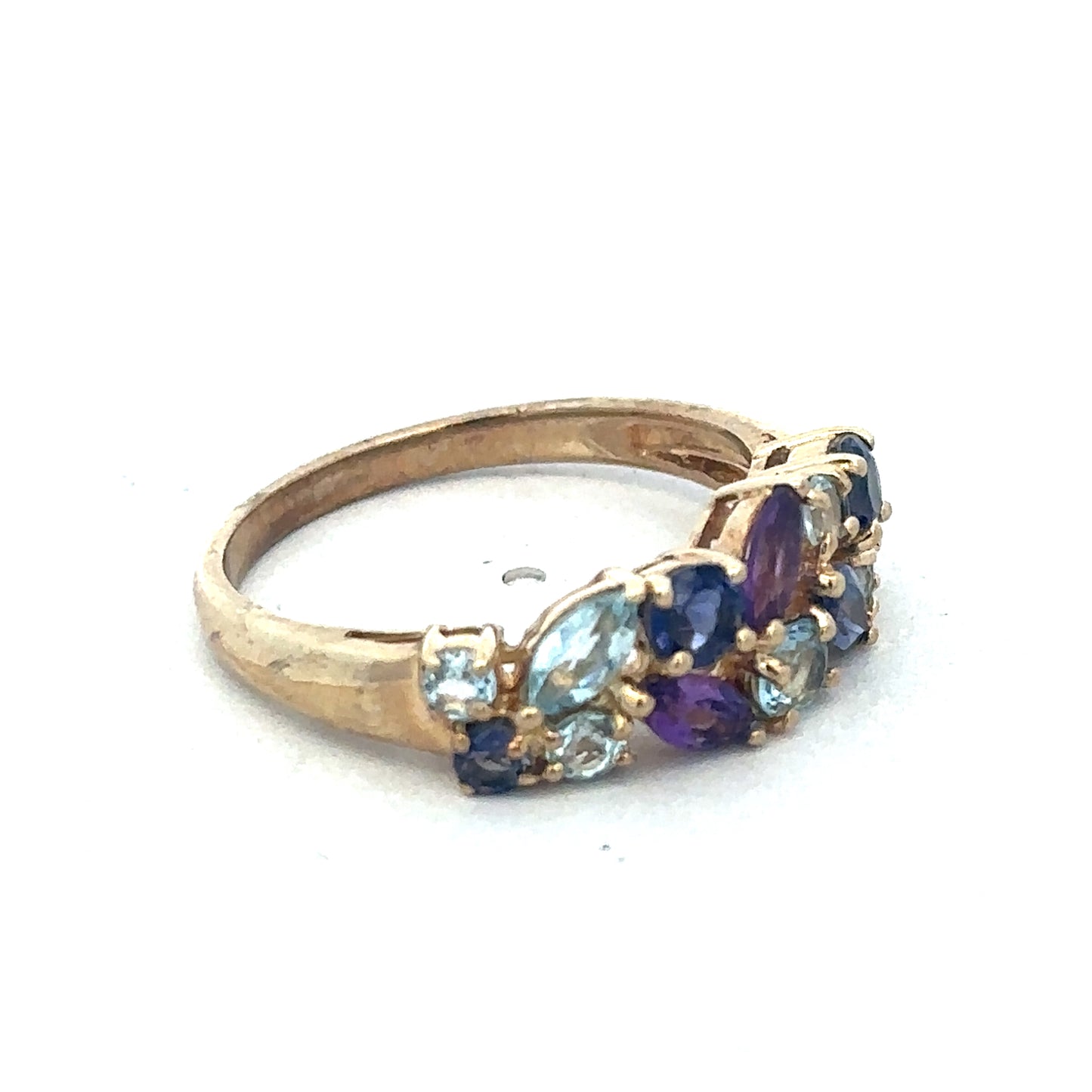 9ct yellow gold gemstone ring sh26743b