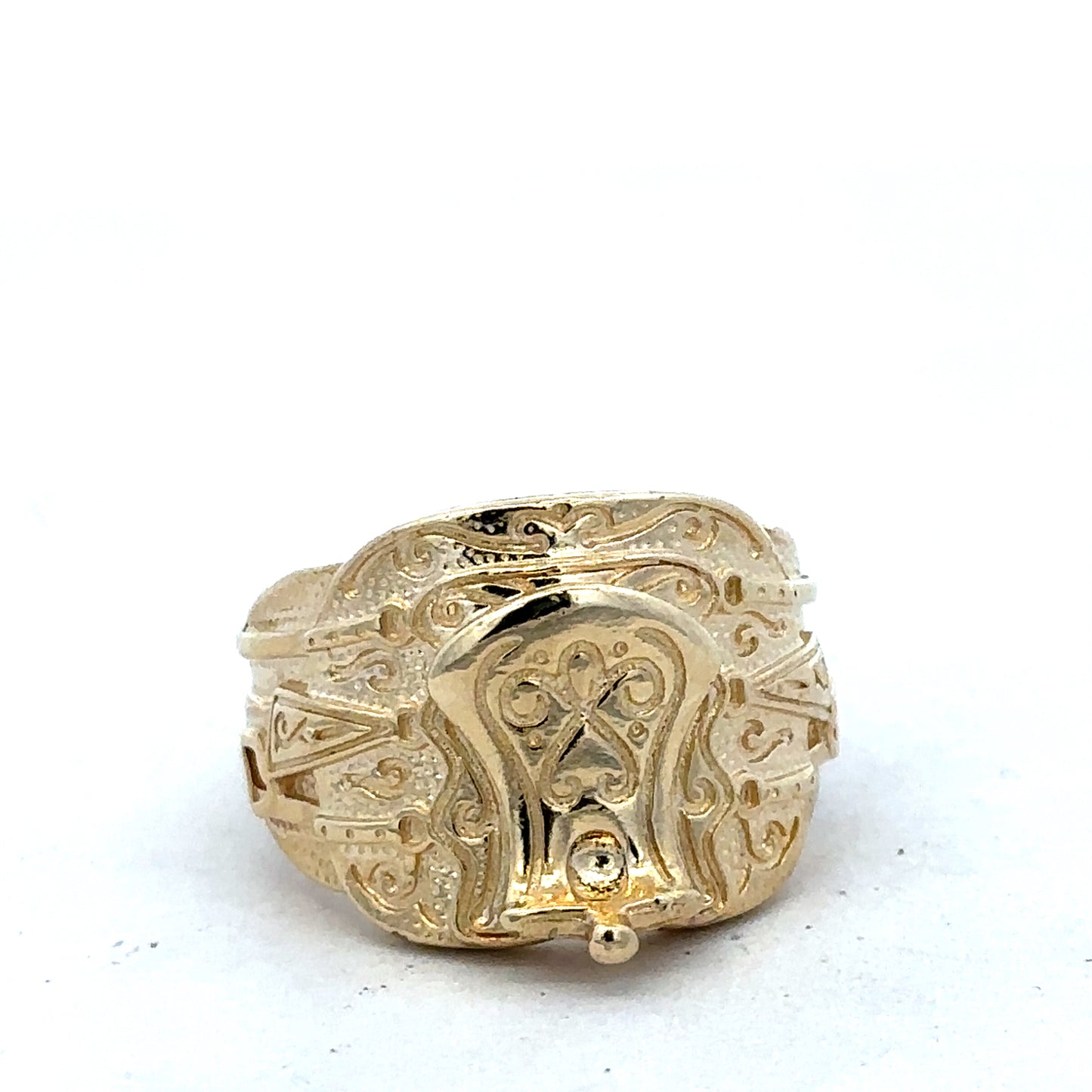 9ct gold Saddle ring sh27227b