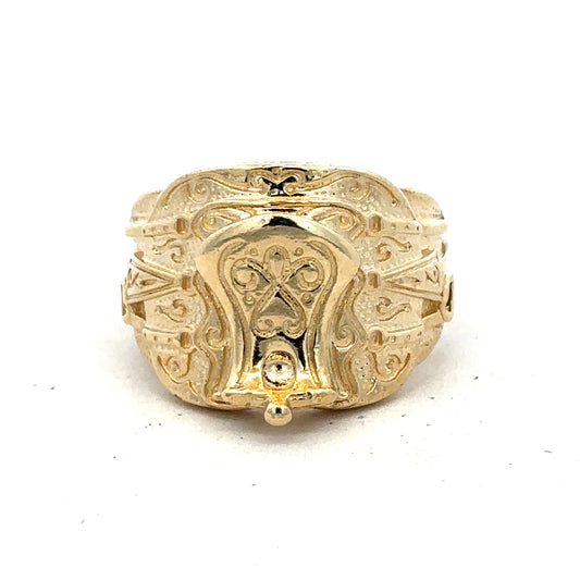 9ct gold Saddle ring sh27227b