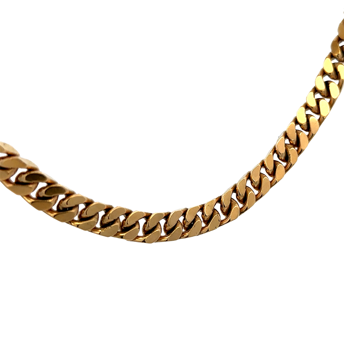9ct yellow gold curb chain 108.2g (sh27699b)