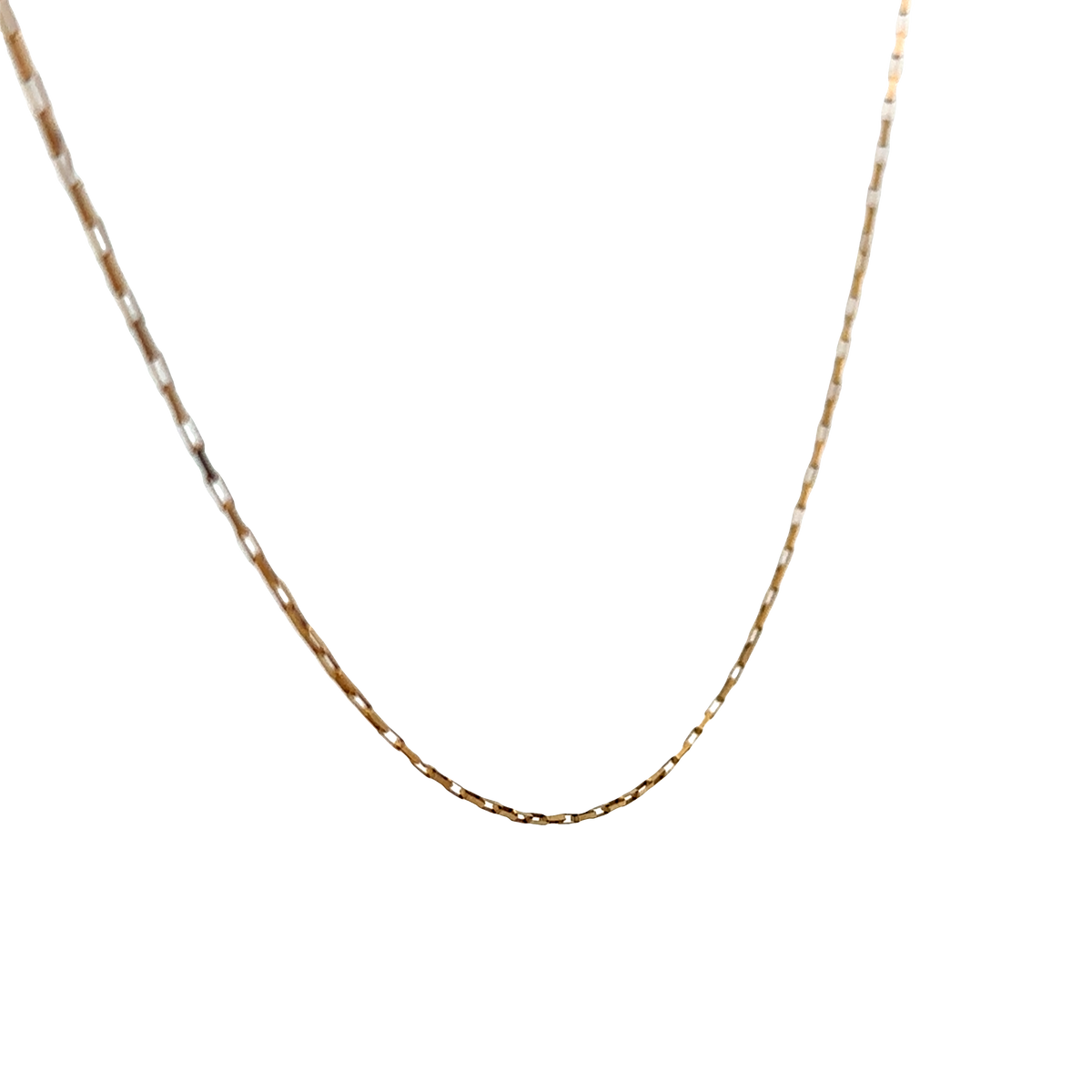 9ct yellow gold chain 1.2g (sh27660b)