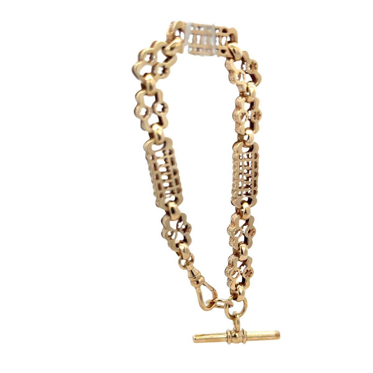 9ct yellow gold bracelet 24g (sh27818b)