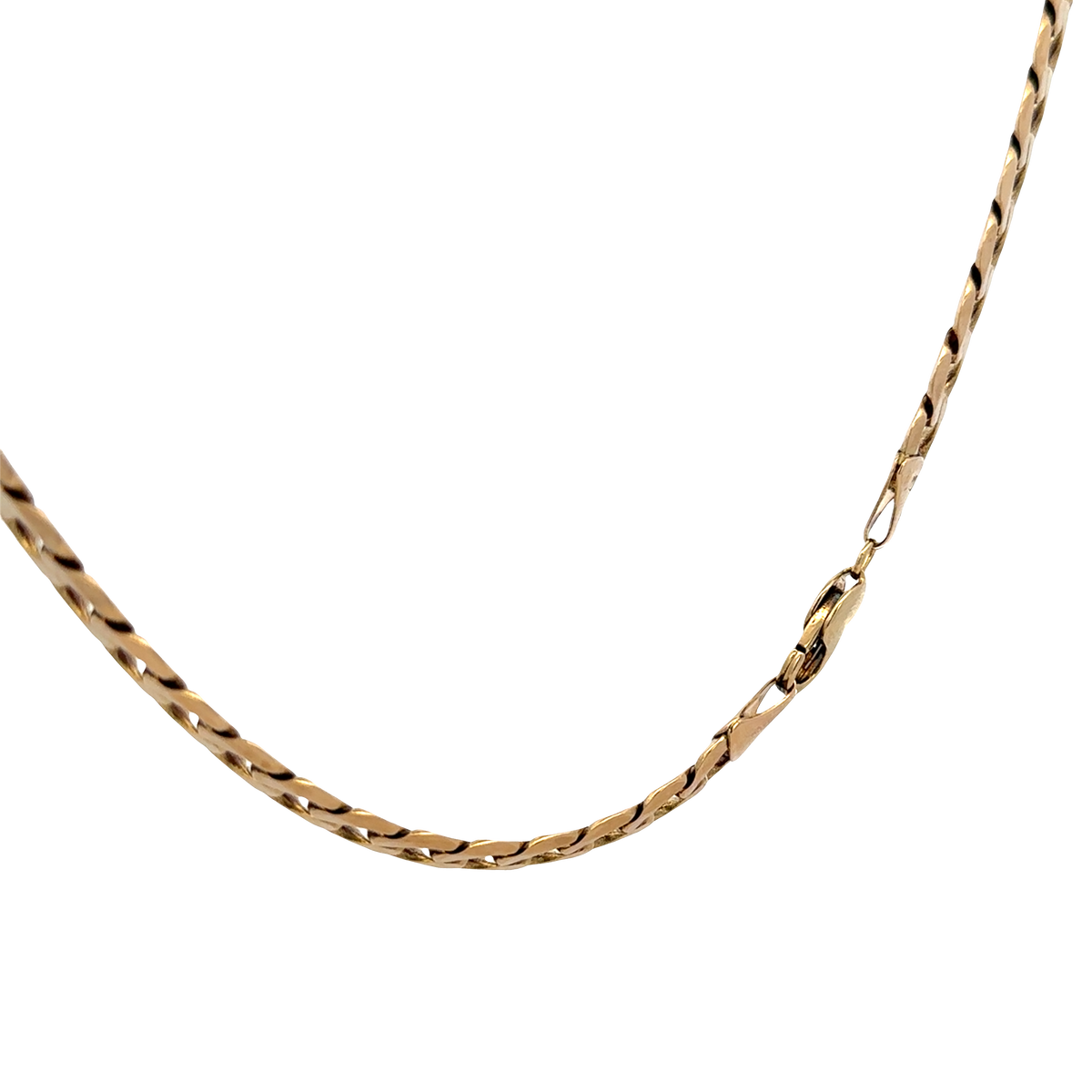 9ct yellow gold curb chain 47.5g (sh27835b)