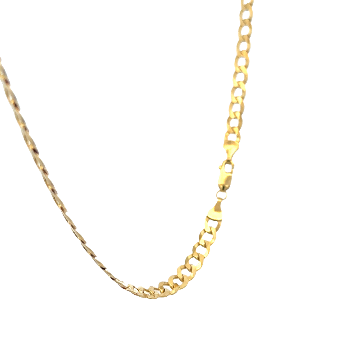 9ct yellow gold curb chain 15.9g (sh25865l)