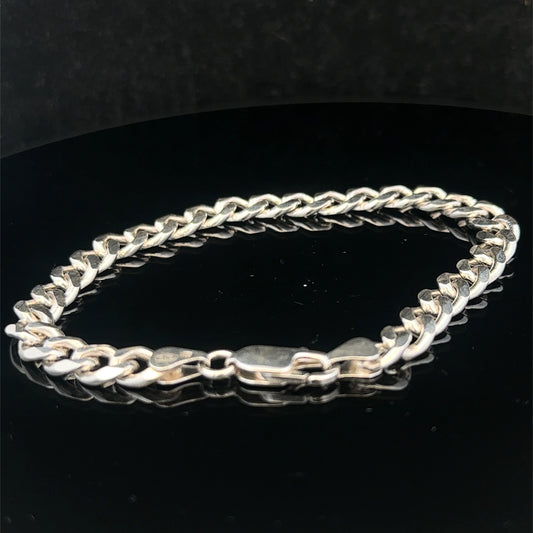 Silver curb bracelet 20.5g (sh25768l)