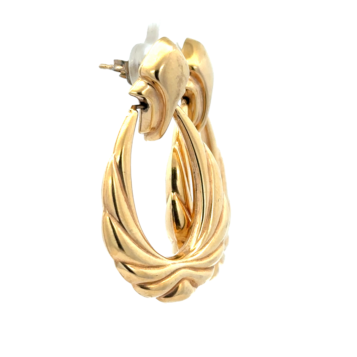 9ct yellow gold earrings 5.6g (sh25919l)