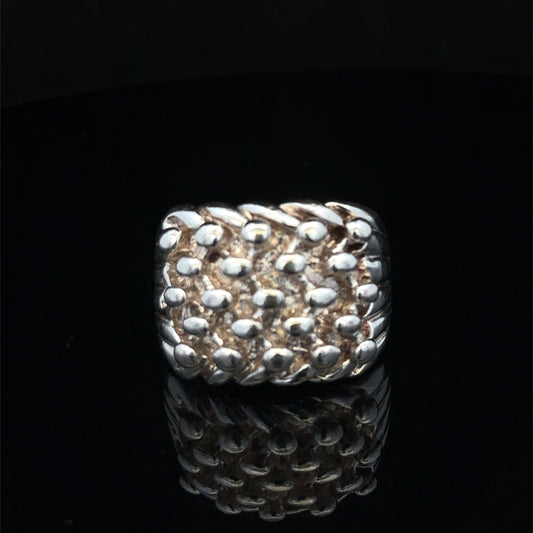 Silver keeper ring size X (bb2147b)