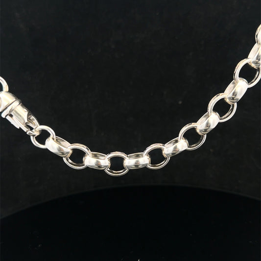 Silver belcher chain 64.6g (bb2141b)