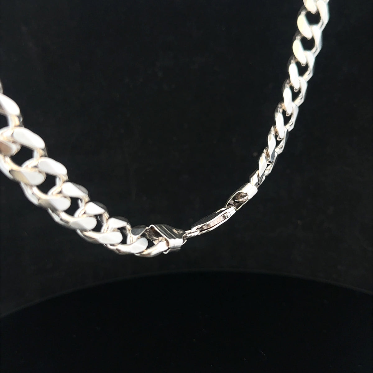 Reeves and Sons silver curb chain, 108.1g, link detail, sh25323l