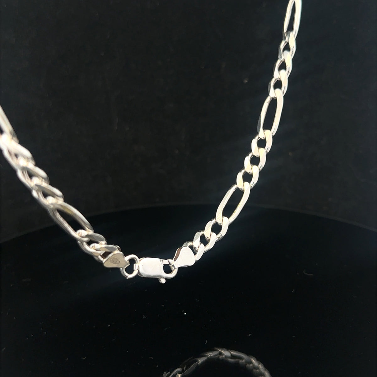 Silver figaro chain 38.1g (sh27225B)