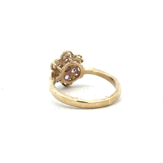 9ct yellow gold ring in size I1/2, showcasing a smooth polished band with a classic design.