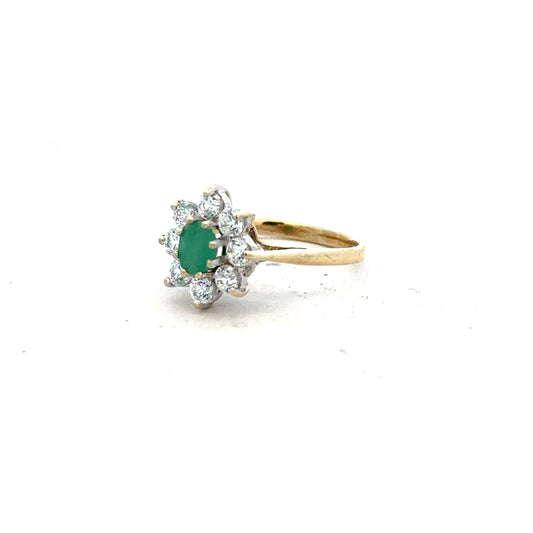 9ct yellow gold ring in size J with a smooth band, unbranded jewelry piece showcasing classic jewelry craftsmanship.