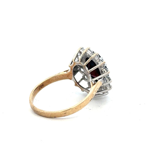 9ct yellow gold ring in size N, featuring a smooth band with a polished finish, unbranded jewelry.