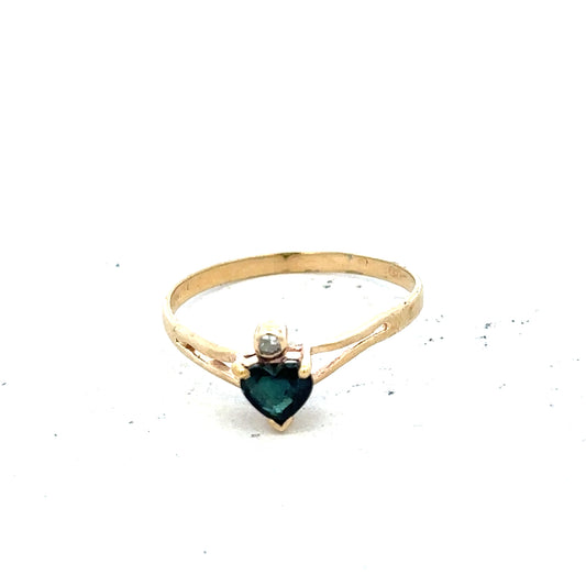 9ct yellow gold ring size N1/2 with smooth band, unbranded jewelry, showcasing a close-up of the elegant gold ring.