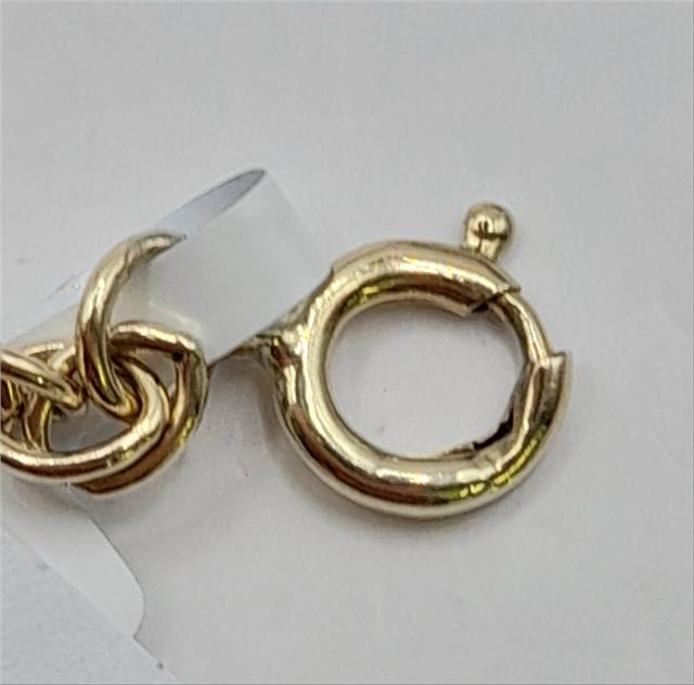 9ct yellow gold rope chain, 16-inch length, 9.4g, unbranded jewelry with detailed rope design