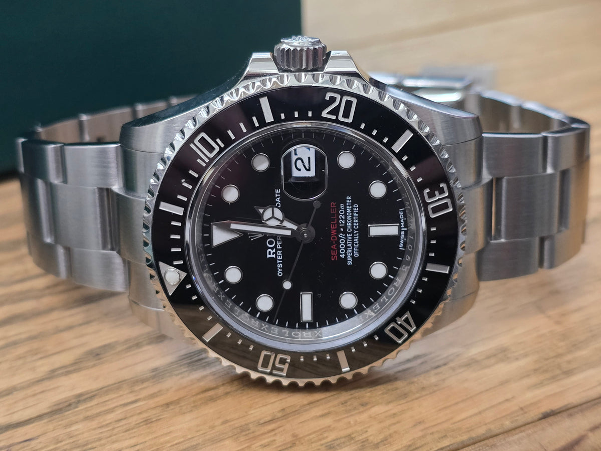 Reeves and Sons Rolex Sea-Dweller 43mm Ref. 126600 with black dial and Oystersteel bracelet