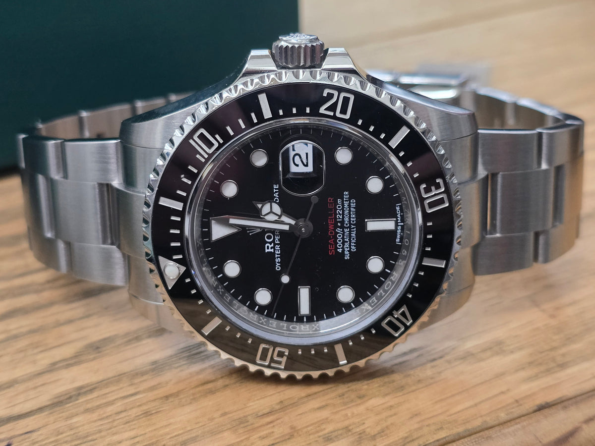 Rolex Sea-Dweller 43mm Ref. 126600 watch with black dial and Oystersteel bracelet, full set, 2017