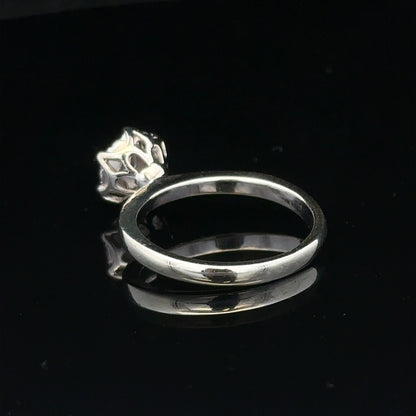 9ct white gold diamond ring, size M, 3.2g, showcasing the elegant band with sparkling diamonds.