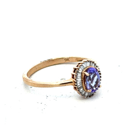 9ct yellow gold diamond ring in size T with sparkling diamonds, featuring a classic and elegant design.