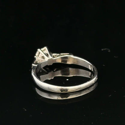 9ct white gold diamond ring with sparkling diamonds, showcasing elegant jewelry design and craftsmanship.