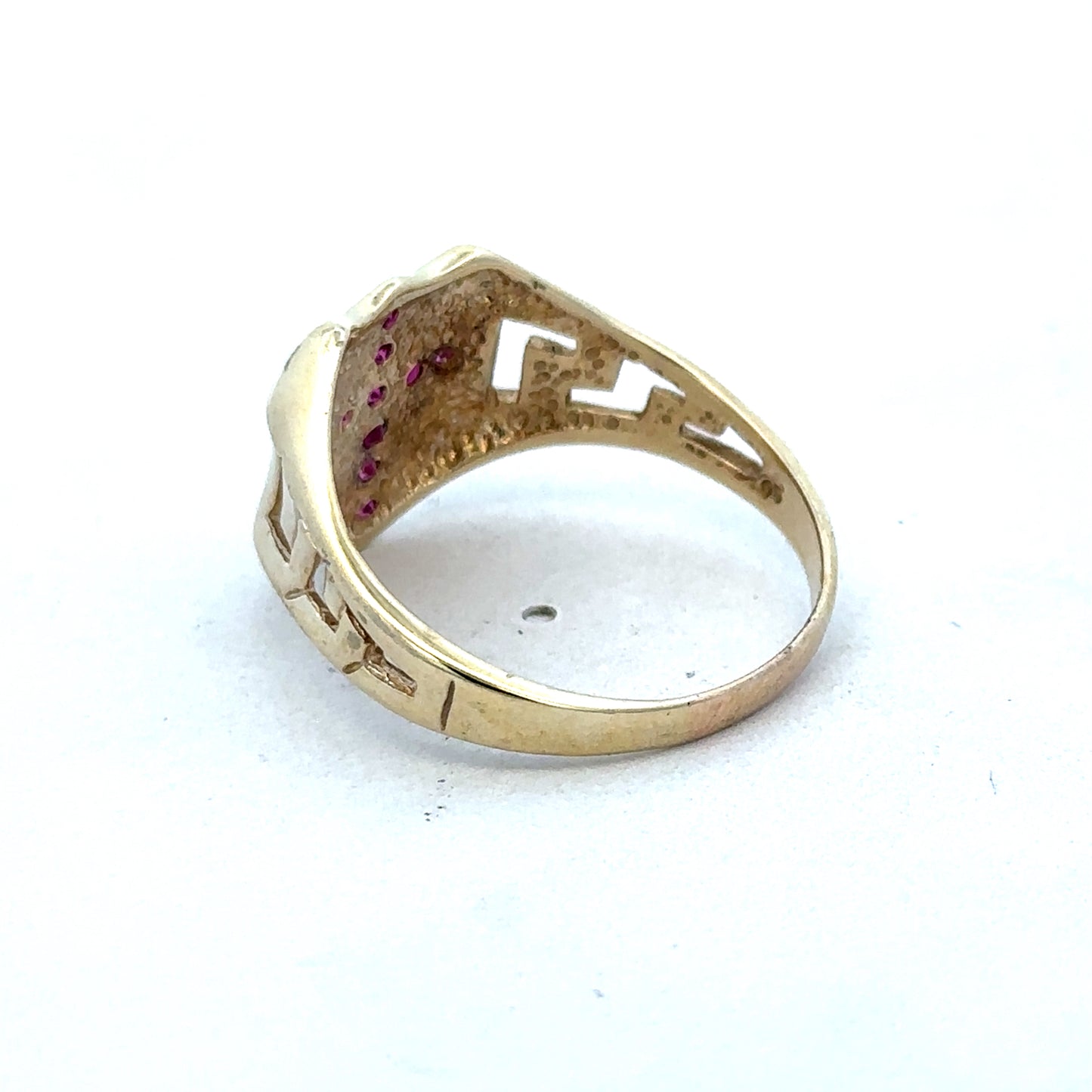 9ct yellow gold ring size Y (sh25313l)