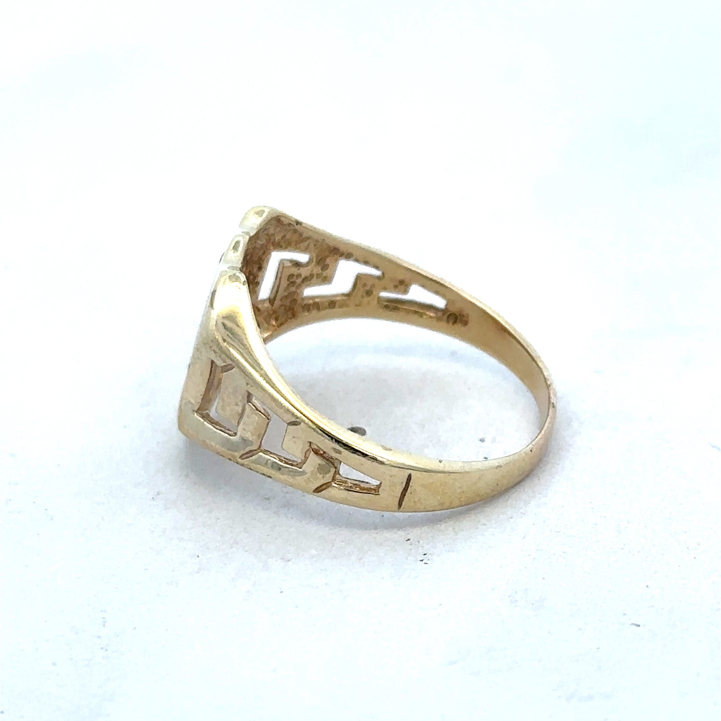 9ct yellow gold ring size Y (sh25313l)
