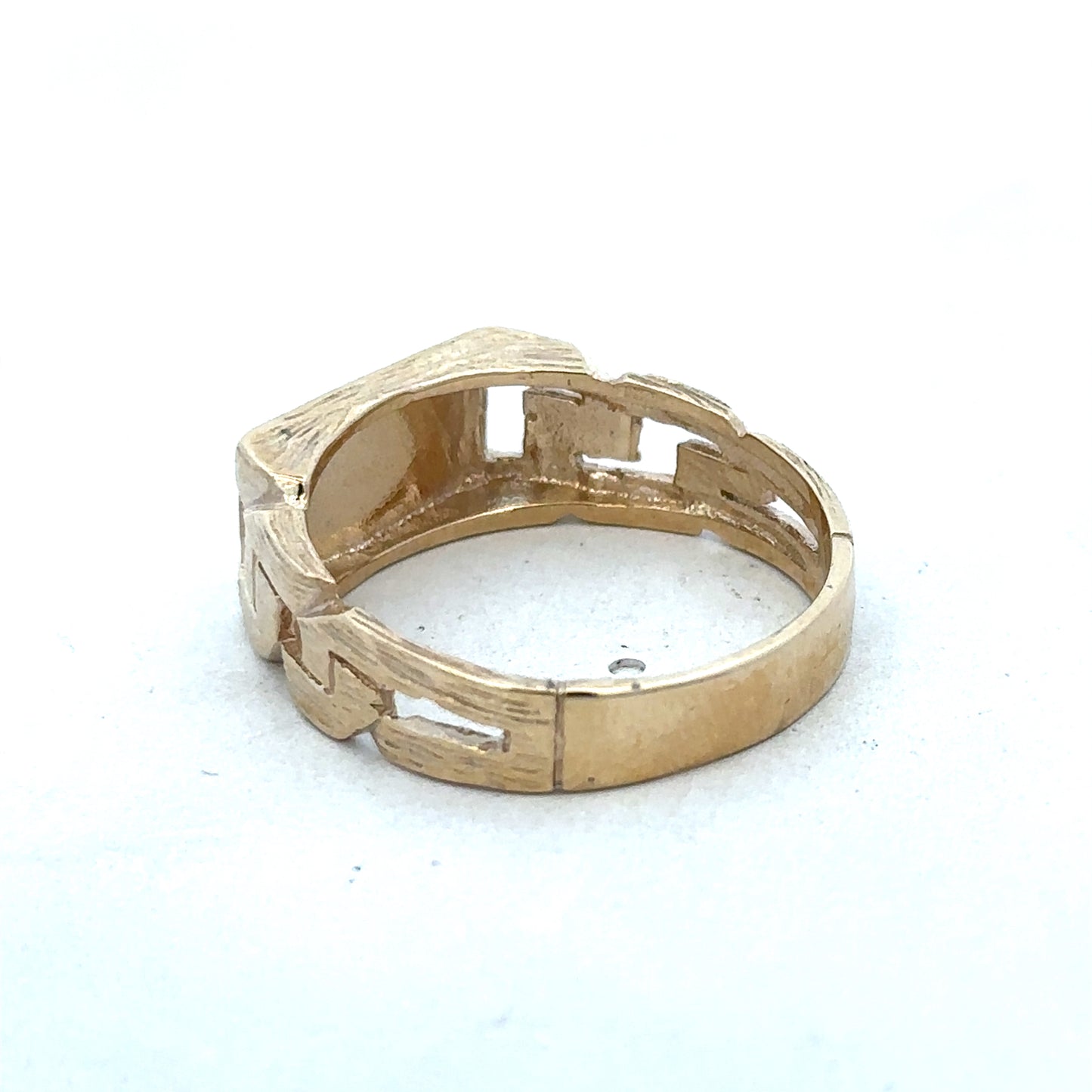9ct yellow gold ring size Y (sh26330b)