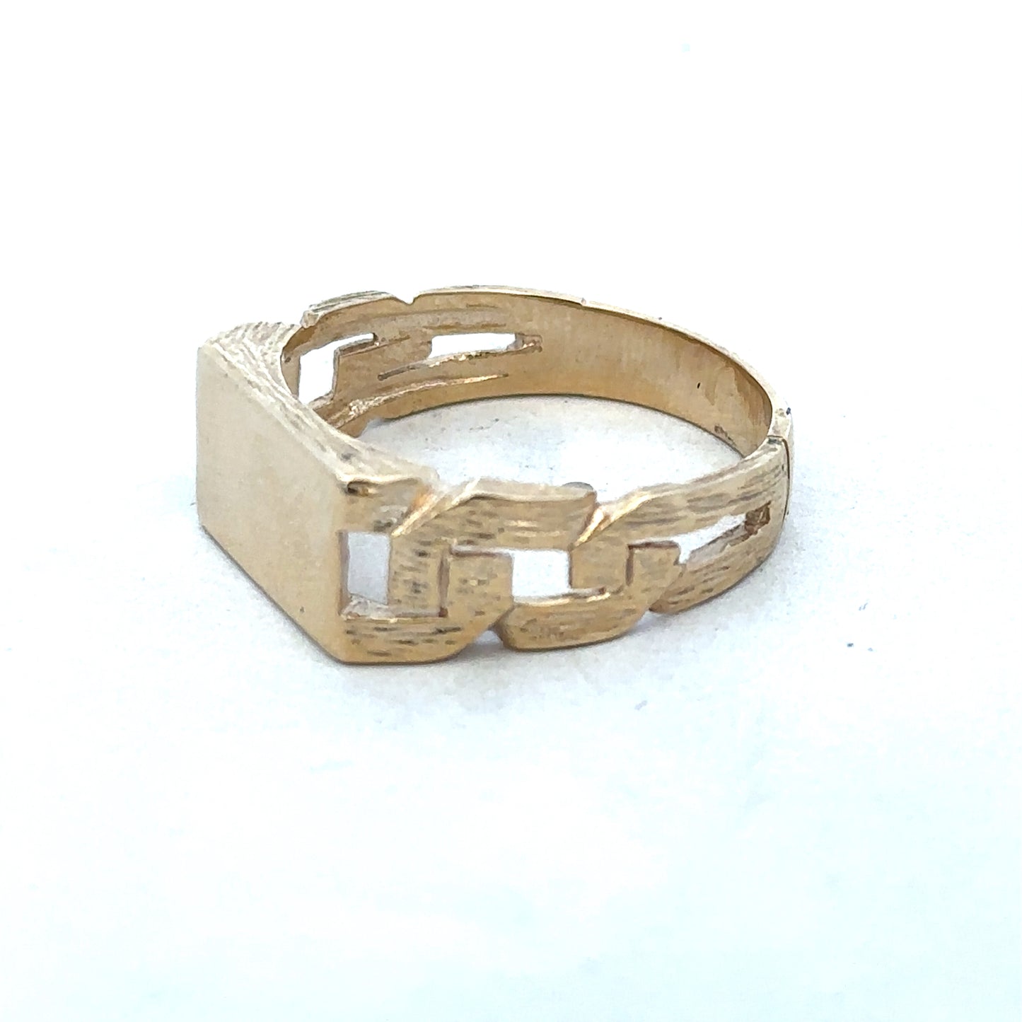 9ct yellow gold ring size Y (sh26330b)