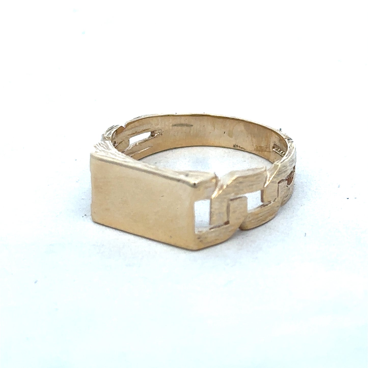 9ct yellow gold ring size Y (sh26330b)