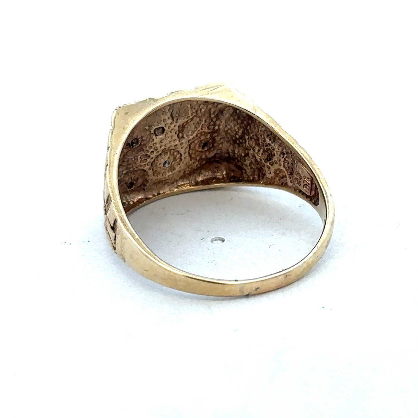 9ct yellow gold diamond ring size Z (sh25257l)
