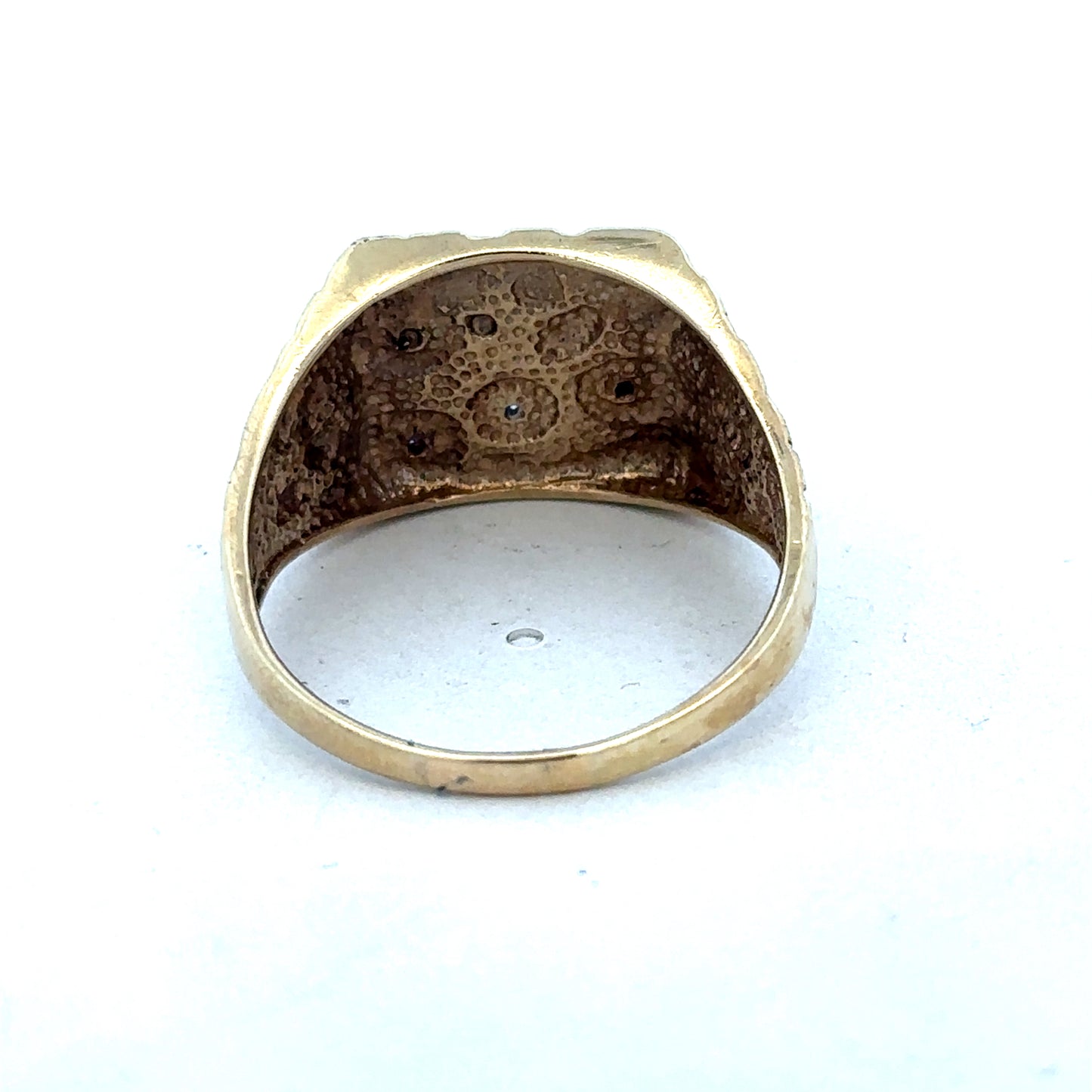 9ct yellow gold diamond ring size Z (sh25257l)