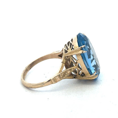9ct yellow gold ring sh26860b
