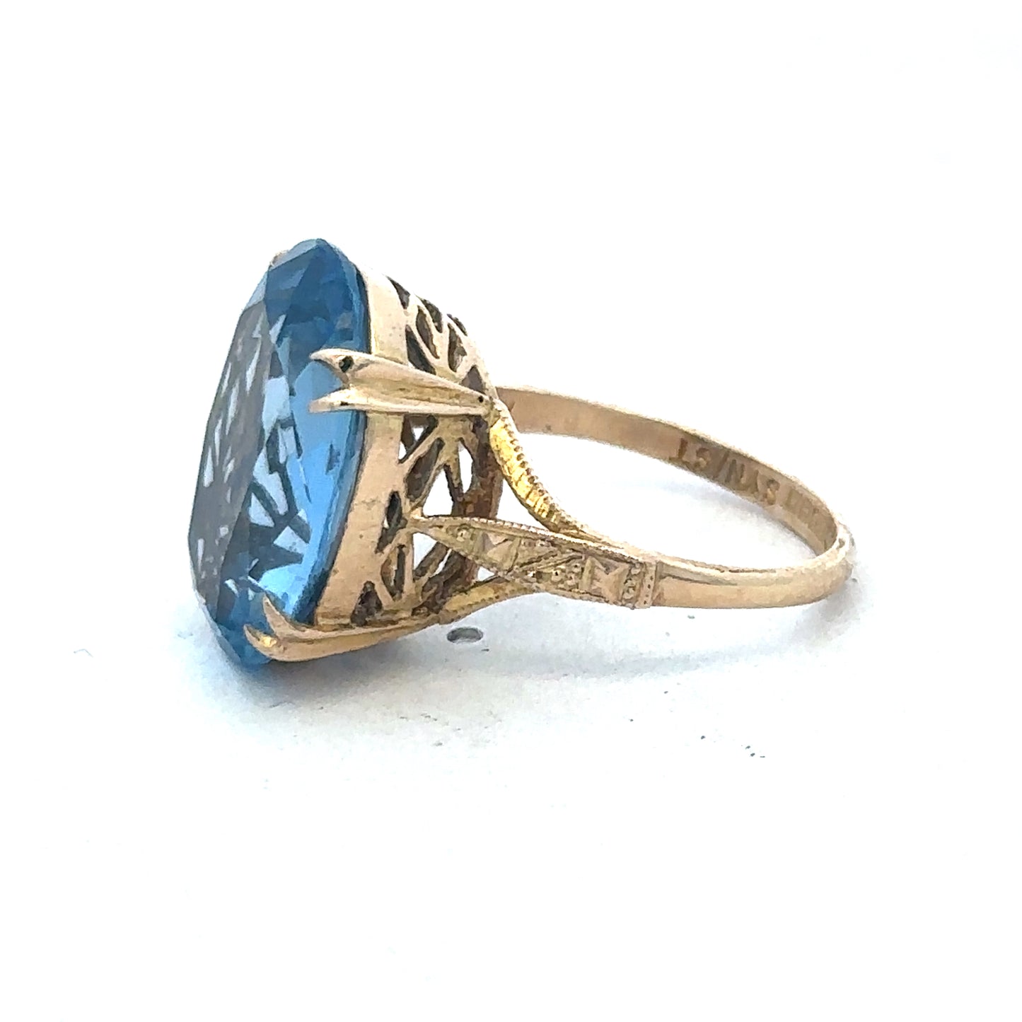9ct yellow gold ring sh26860b