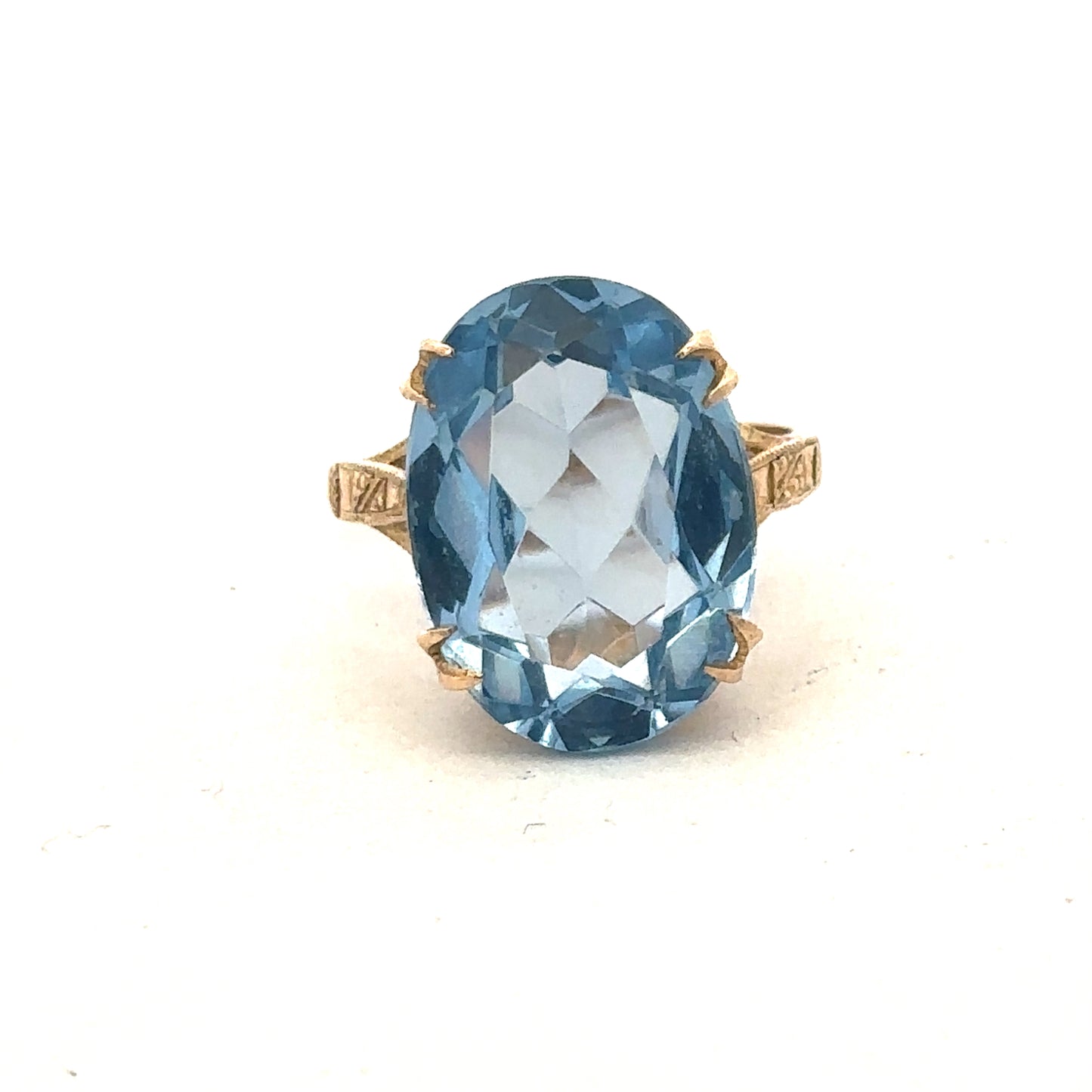 9ct yellow gold ring sh26860b
