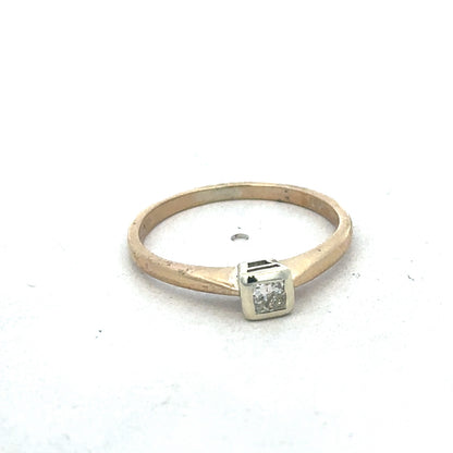 9ct yellow gold diamond ring sh24868l