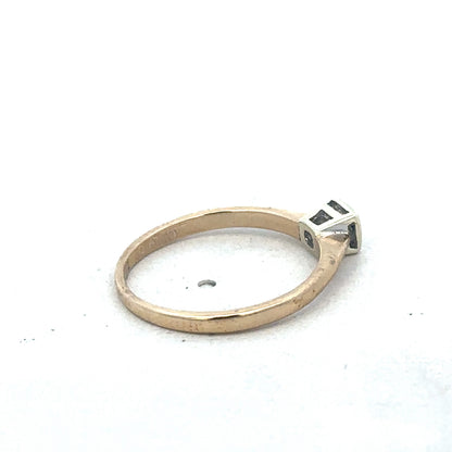 9ct yellow gold diamond ring sh24868l