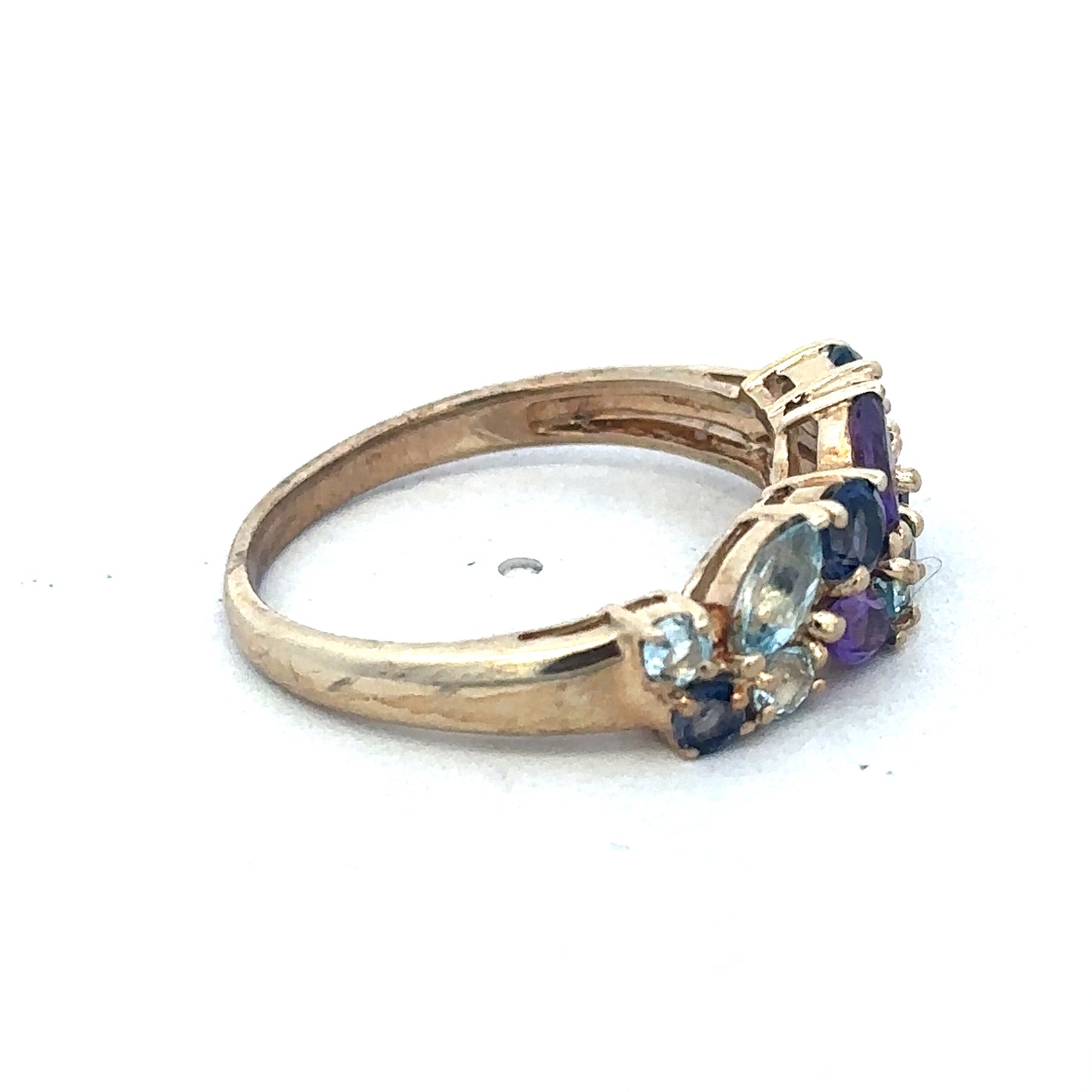 9ct yellow gold gemstone ring sh26743b
