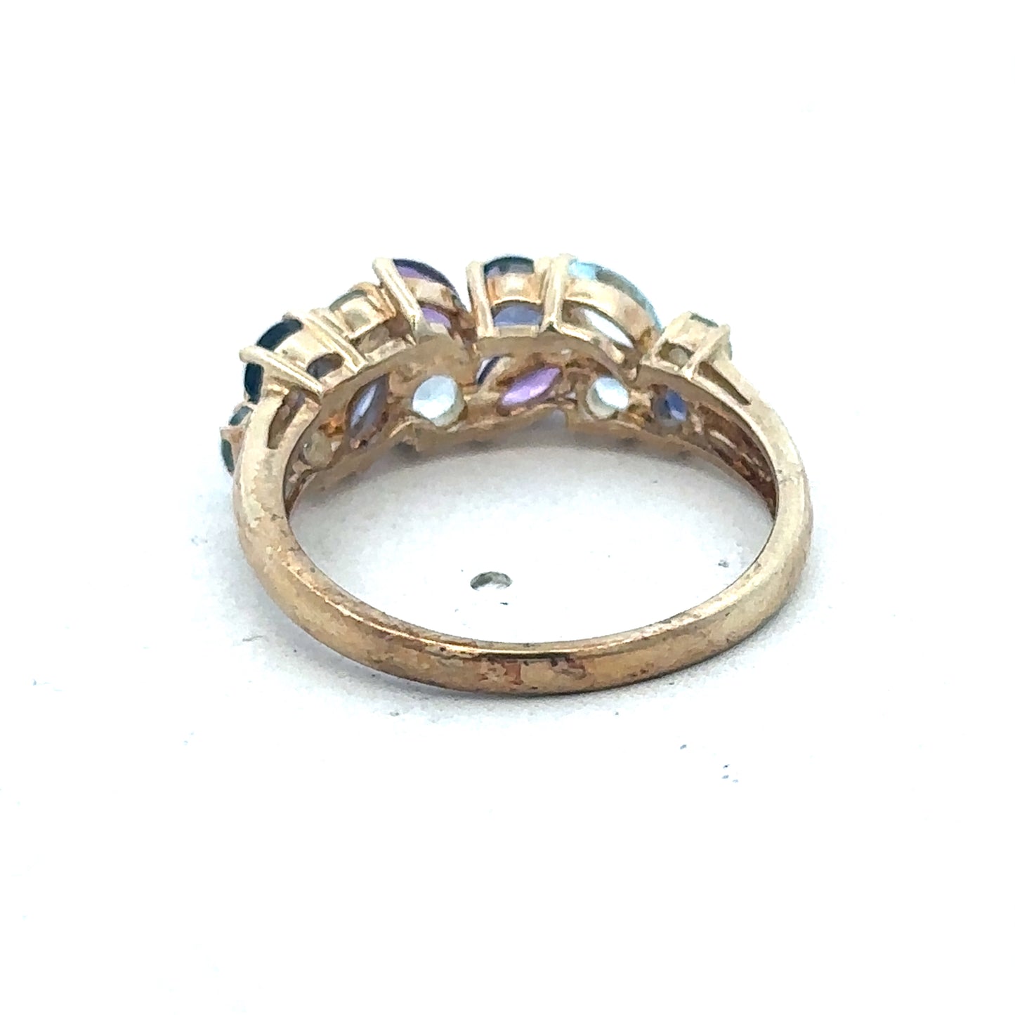 9ct yellow gold gemstone ring sh26743b