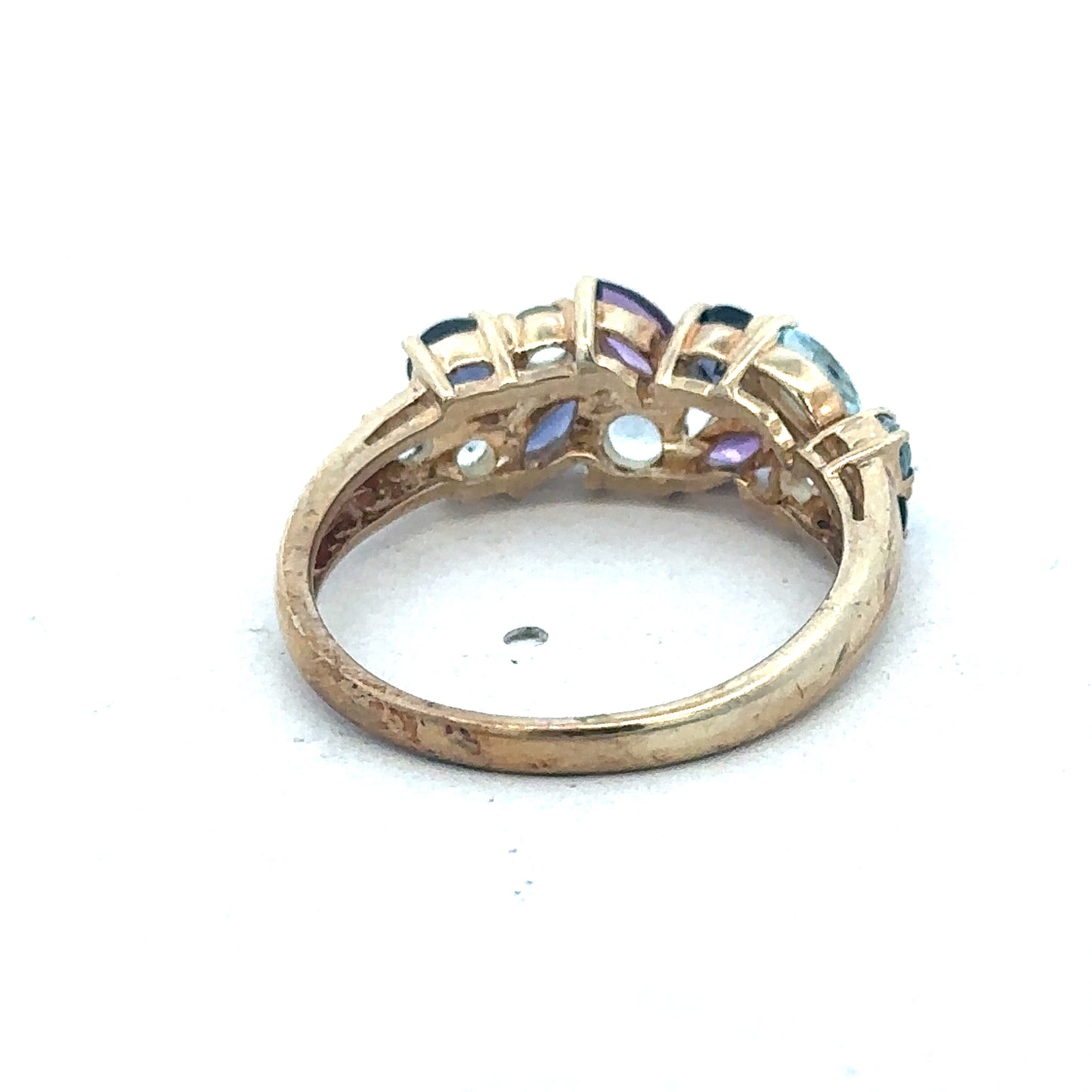 9ct yellow gold gemstone ring sh26743b