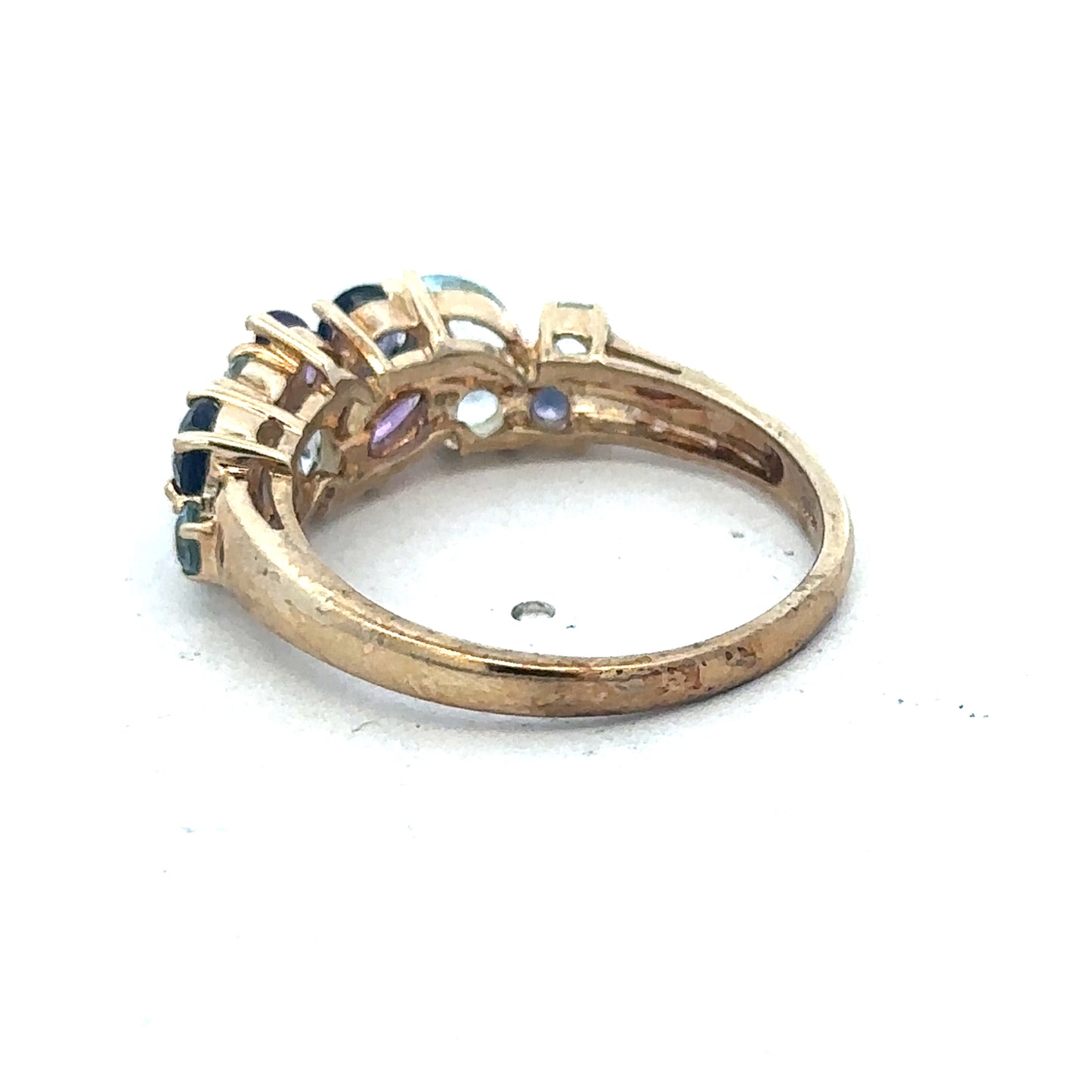 9ct yellow gold gemstone ring sh26743b