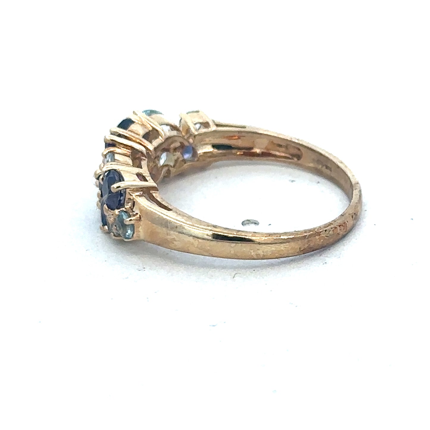 9ct yellow gold gemstone ring sh26743b