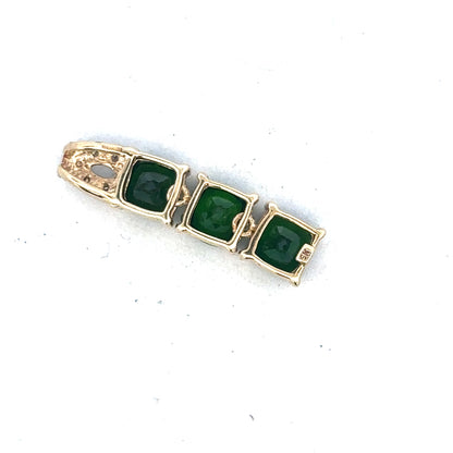 9ct yellow gold diamond pendant by Reeves and Sons, featuring a sparkling diamond set in a delicate gold pendant.