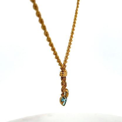 Reeves and Sons 9ct yellow gold chain weighing 3.8g, showcasing a delicate link design.