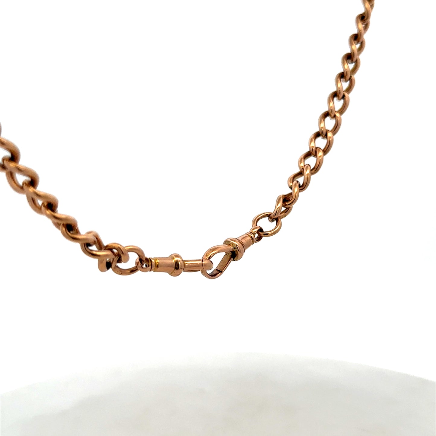 9ct yellow gold bracelet with intricate link design, weighing 31.3g, crafted by Reeves and Sons.