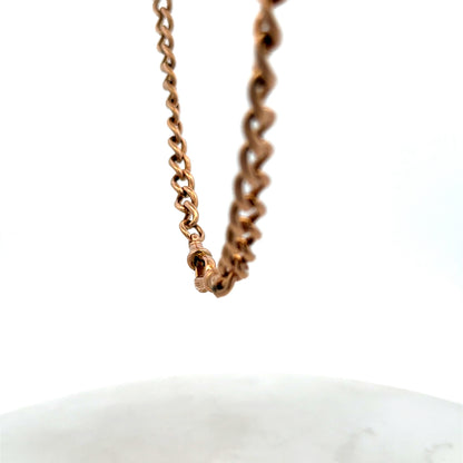 9ct yellow gold bracelet weighing 31.3g with a sleek link design from Reeves and Sons.