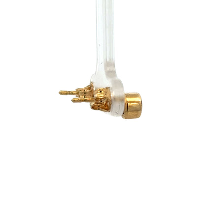 Reeves and Sons 18ct gold lab-grown diamond stud earrings with 0.84 carats, featuring sparkling diamonds and a classic stud design.