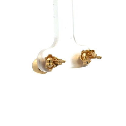 Reeves and Sons 18ct gold lab-grown diamond stud earrings with 0.84 carats total weight, set in a classic prong setting.