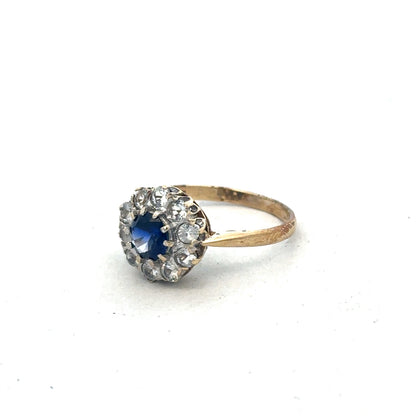 9ct yellow gold ring size N from Reeves and Sons, featuring a smooth polished band and elegant design.