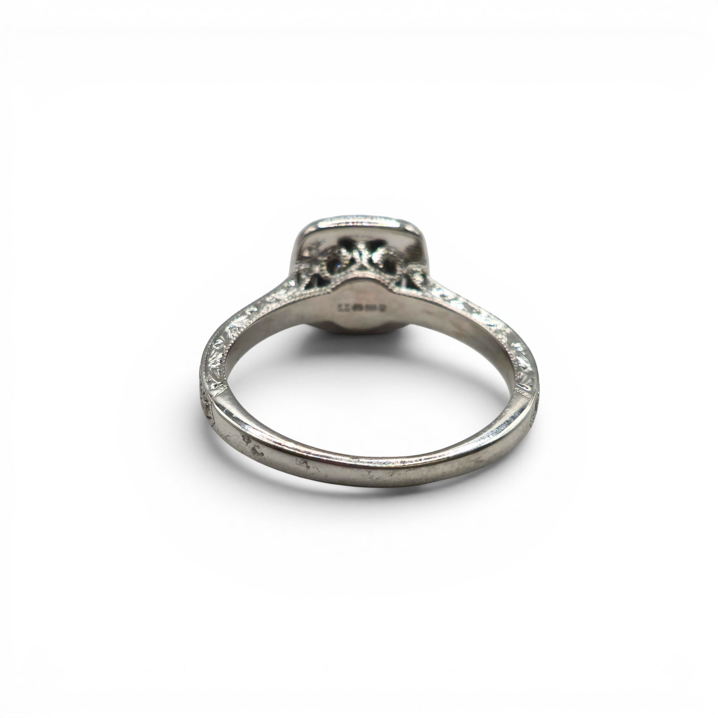 14ct white gold diamond cluster ring sh25156l