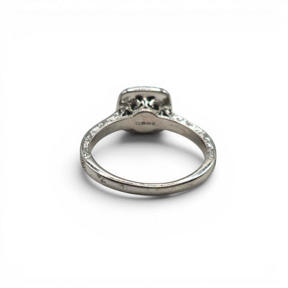 14ct white gold diamond cluster ring sh25156l